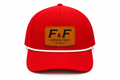 Red hat with Leather Patch